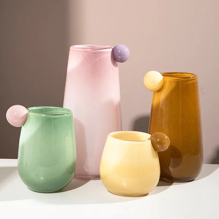 Globe Glass Chubby Vase | Skanto