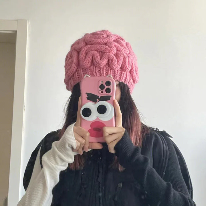 Skanto | Too Much IQ Strikket Hjerne Beanie