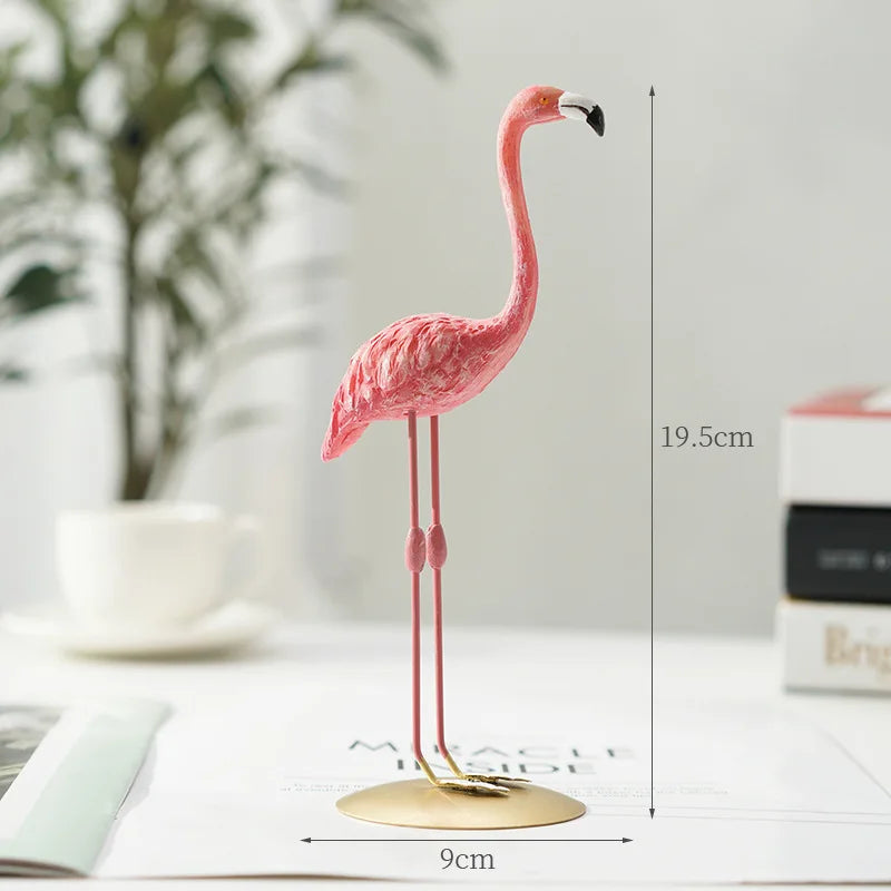 Flamora dekorativ flamingo figur – Eleganse og unik karakter for hjemmet Skanto