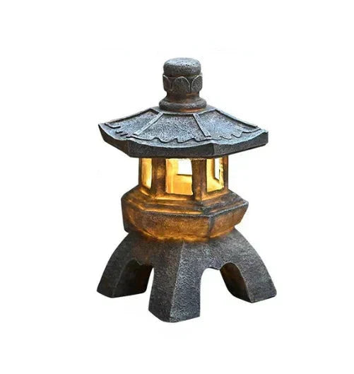 Japansk hage lantern - Værbestandig LED utendørs belysning for Zen hager | Skanto
