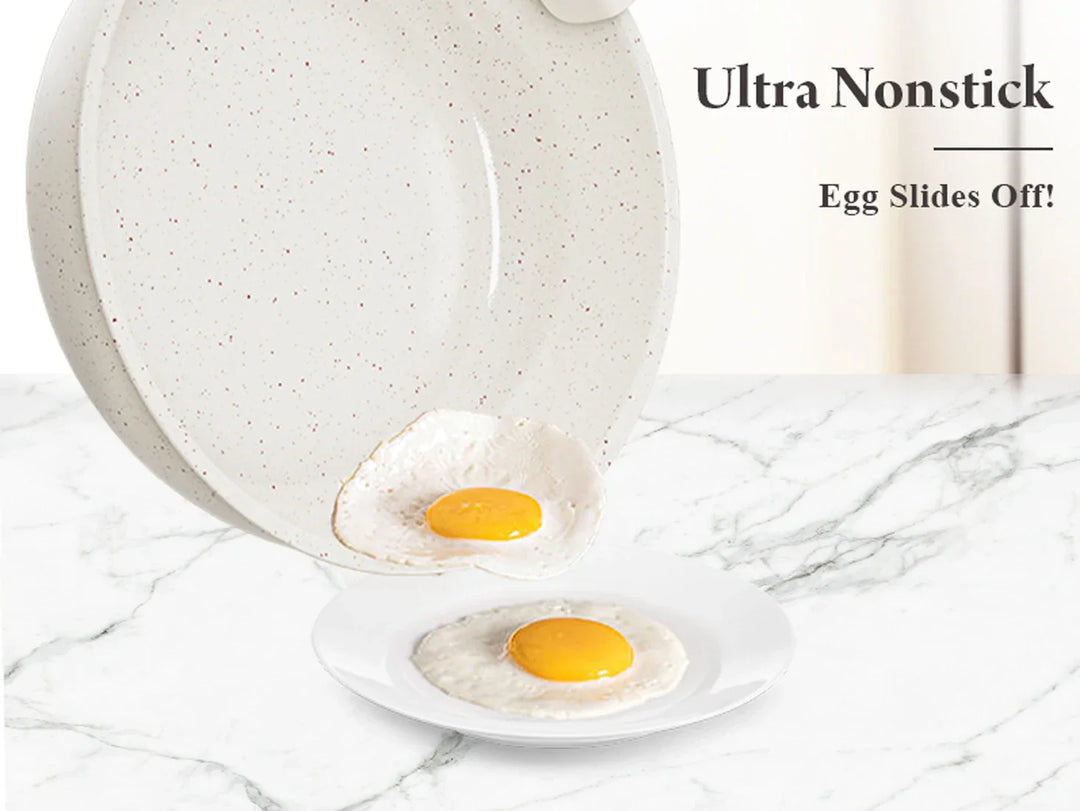 Skanto | DONNOR Sikker non-stick kjele sett - Ovnsfaste gryter og panner med avtakbare håndtak