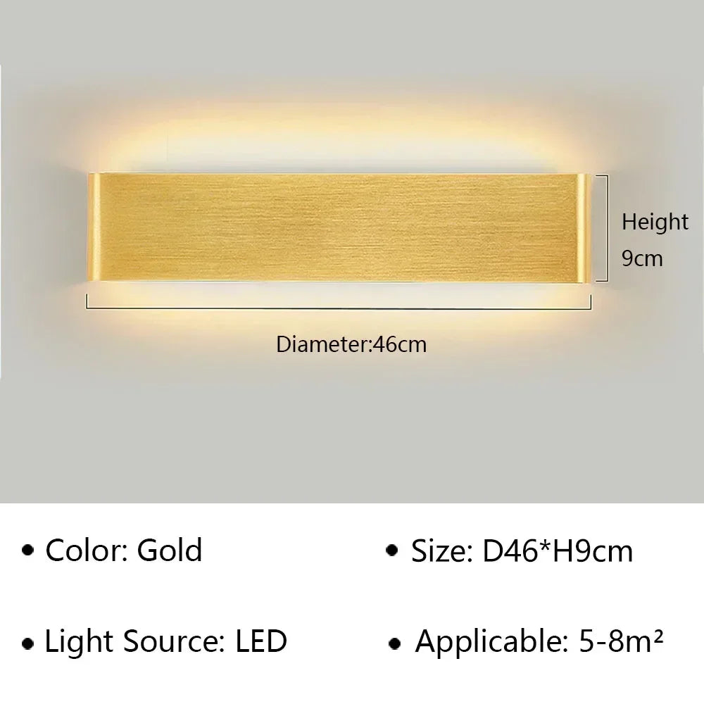 Skanto | LumiEra Moderne LED Vegglampe | Stilrent Design | Varme hvite lys for soverom, korridor & bad