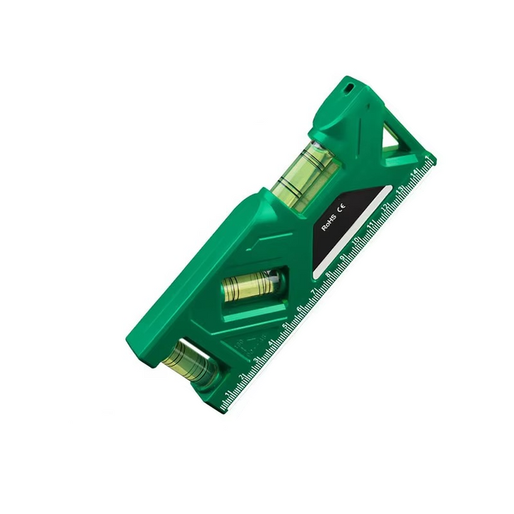 Präzisions-Taschenwasserwaage med Magnetfuß og Winkelmesser