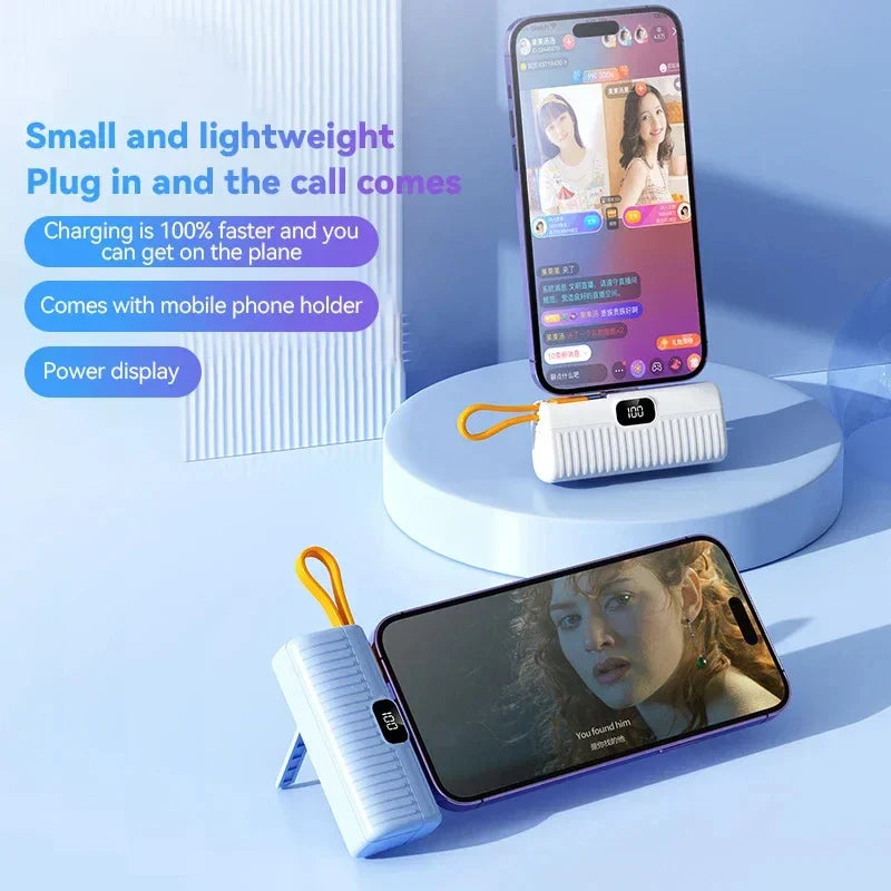 Skanto | Bidiraksjonal Digital Skjerm Ultra-Lang Batterikraftbank