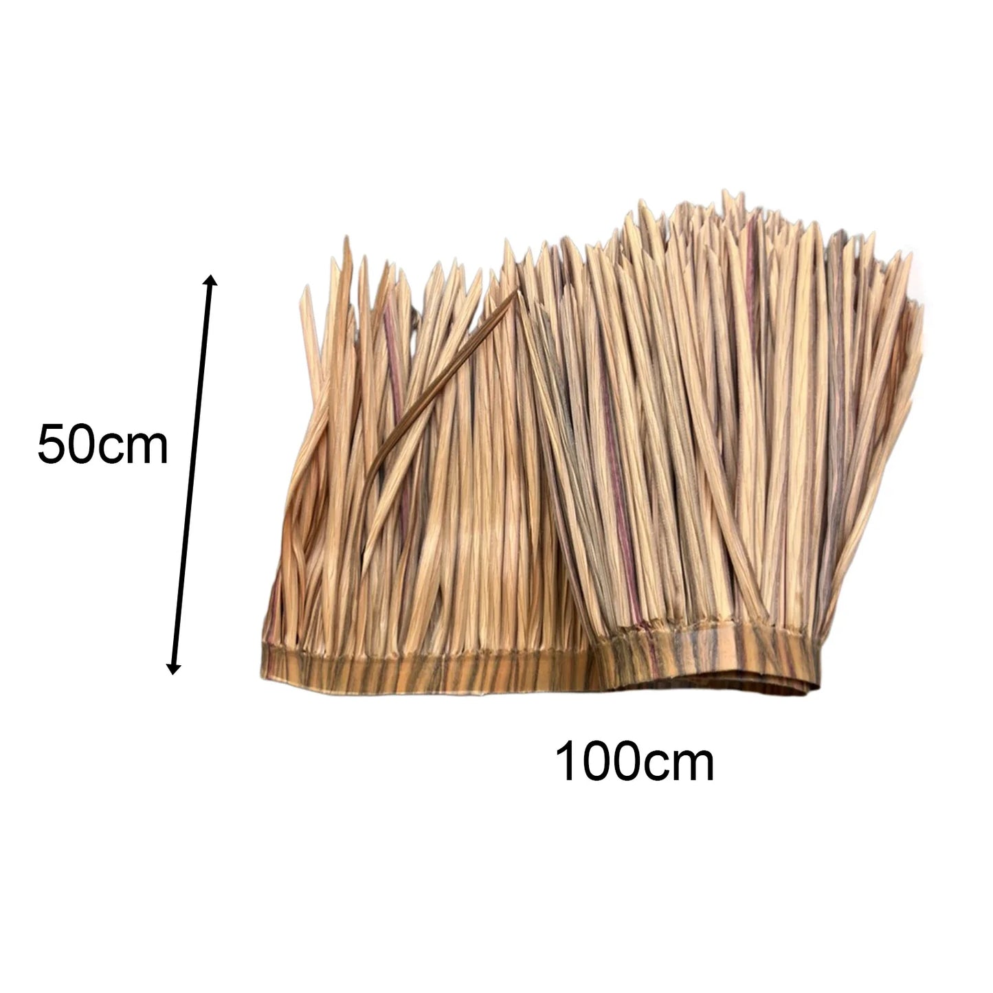 Norvo | TROPISHIELD Kunstig Palmestilke | UV-bestandig og værbestandig | 100×50 cm | For DIY-tak, parasoller, tiki-barer og hageredskaper