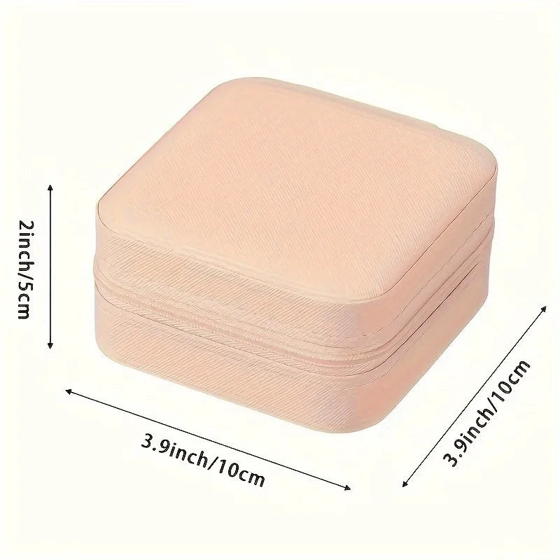 Norvo | Smykkeorganisator VOYELIA | Reiseetui for smykker | Kompakt & Stilig | PU-lær