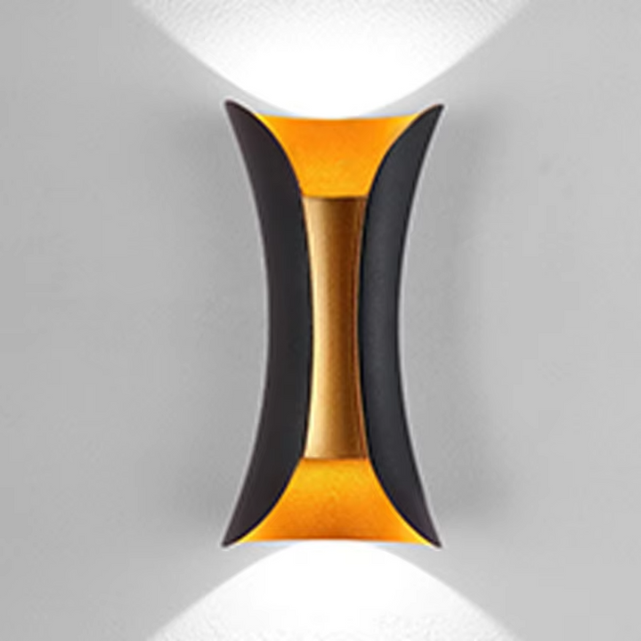Skanto | Moderne Dual-Tone LED Vegglampe – Vanntett & Minimalistisk for Innendørs & Utendørs