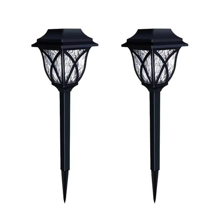 Skanto | 2-Pack Solcelledrevne LED Hagebelysning for Sti og Landskap