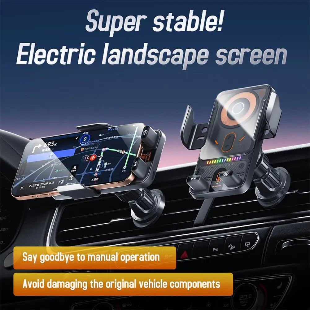 Skanto | Smart Auto-Clamp Trådløs Lader Bil Telefonholder