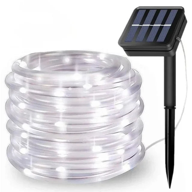Skanto | LED Solar String Lights - Outdoor Waterproof Lights for Christmas, Garden, Lawn, Trees, Fence and Path Decor