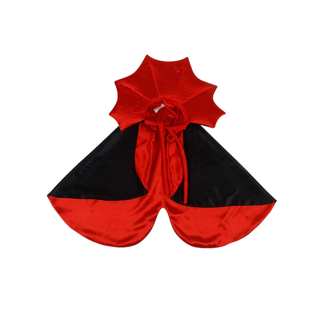 Skanto | Halloween Cape Kostyme for Katter og Små Hunder – Myk Kappe for Kjæledyr Cosplay og Høytidsfester
