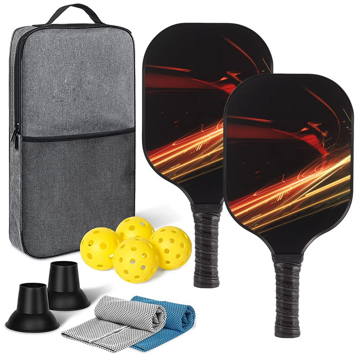 Skanto | USAPA Godkjent Grafitt Pickleball Paddle Sett for Utendørs Spill