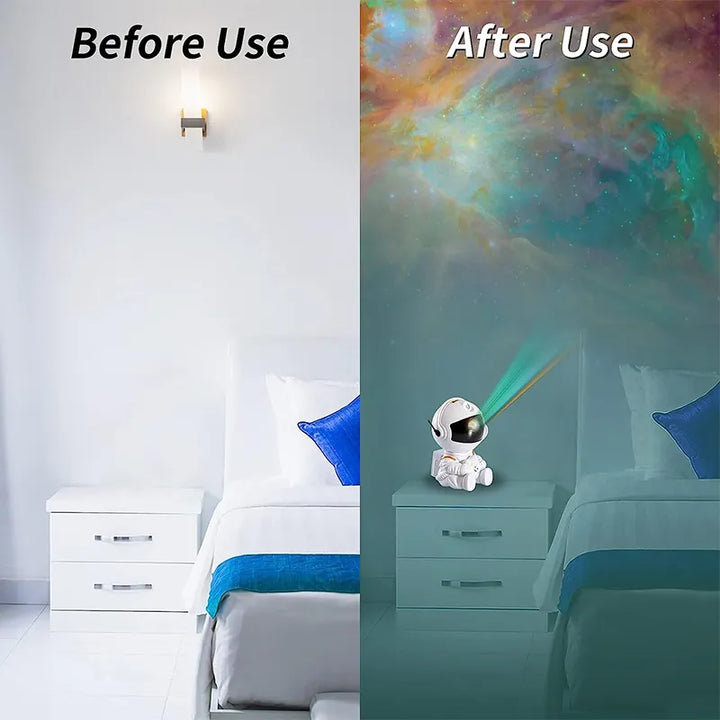 Skanto | Astronaut LED-projektor, Galakse, Stjerner, Himmel