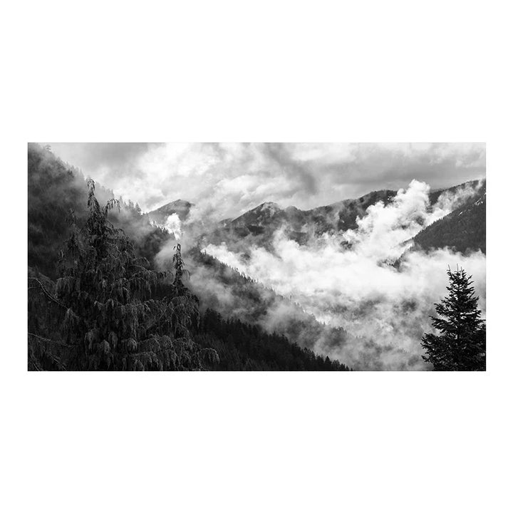 Northern Landscapes Skog Fjell Villmark Wall Art Fine Art Canvas Prints Black White Posters For Living Room Modern Home Office Decor | Skanto