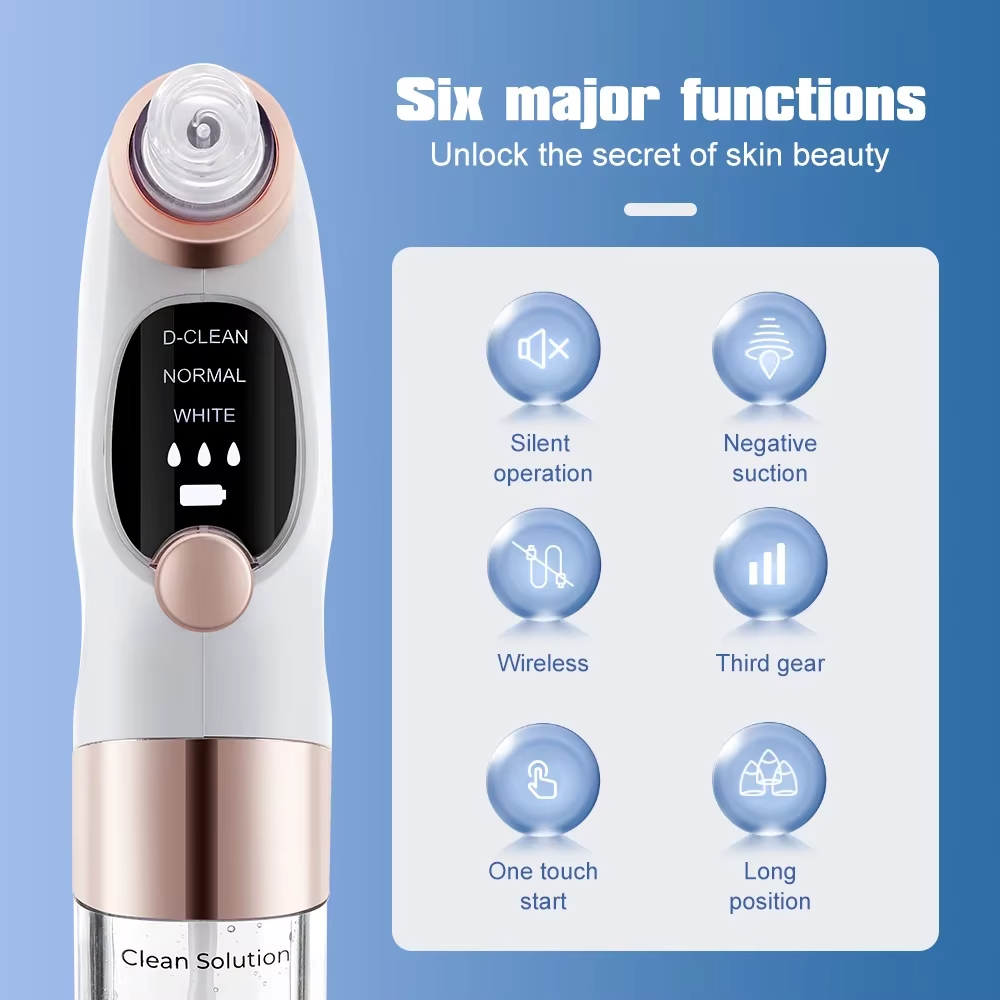 Skanto | Elektrisk Boble Blackhead Fjerner med USB Oppladbar Suging og Vannsyklus Teknologi