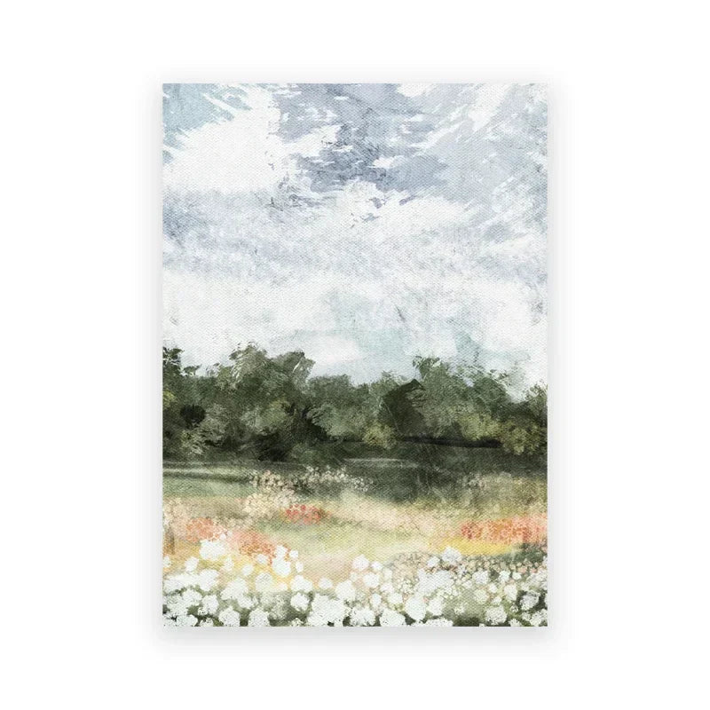 Classic Vintage Summer Landscape Fine Art Canvas Prints Gallery Wall Art Pictures for Living Room Dining Room Bedroom Art Decor | Skanto