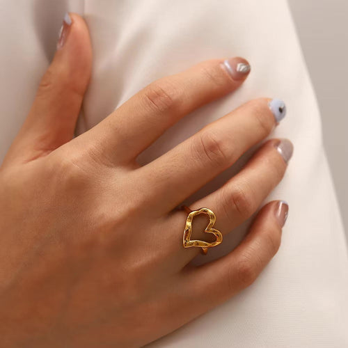 Skanto | 18k Smeltet Hjerte Ring