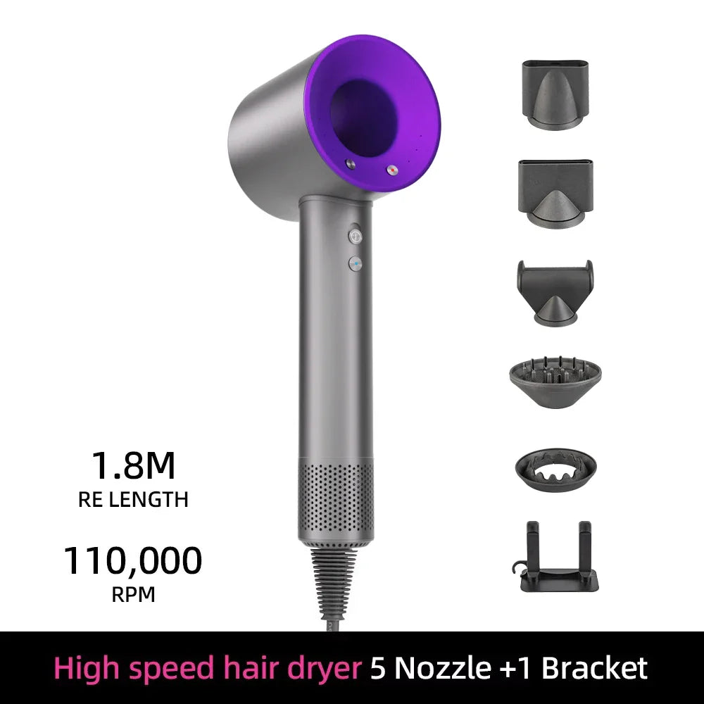 Skanto | Ion Hårføner | 200 Million Negative Ions | Intelligent Temperaturkontroll | 110,000 RPM