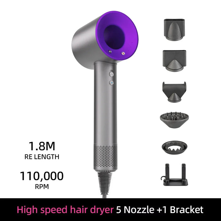 Skanto | Ion Hårføner | 200 Million Negative Ions | Intelligent Temperaturkontroll | 110,000 RPM