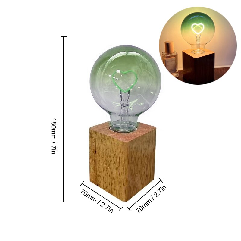 Skanto | Evighet Kjærlighet Hjerte LED Atmosfære Lampe