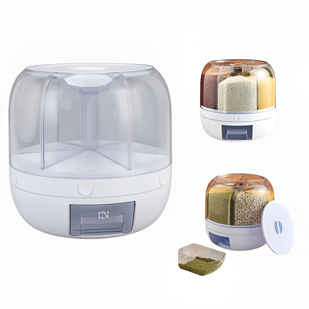 Grain Dispenser – Hygienisk med Insektbeskyttelse | Praktisk for Kjøkken & Oppbevaring | Skanto