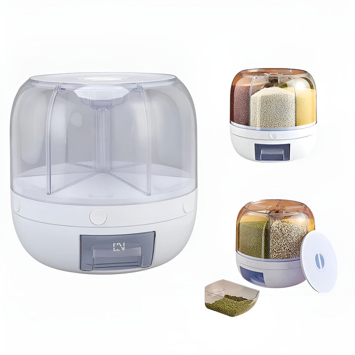 Grain Dispenser – Hygienisk med Insektbeskyttelse | Praktisk for Kjøkken & Oppbevaring | Skanto