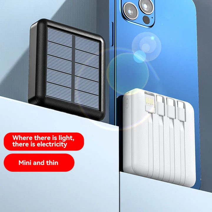 Skanto | 4 i 1 Solenergi-ladende Power Bank