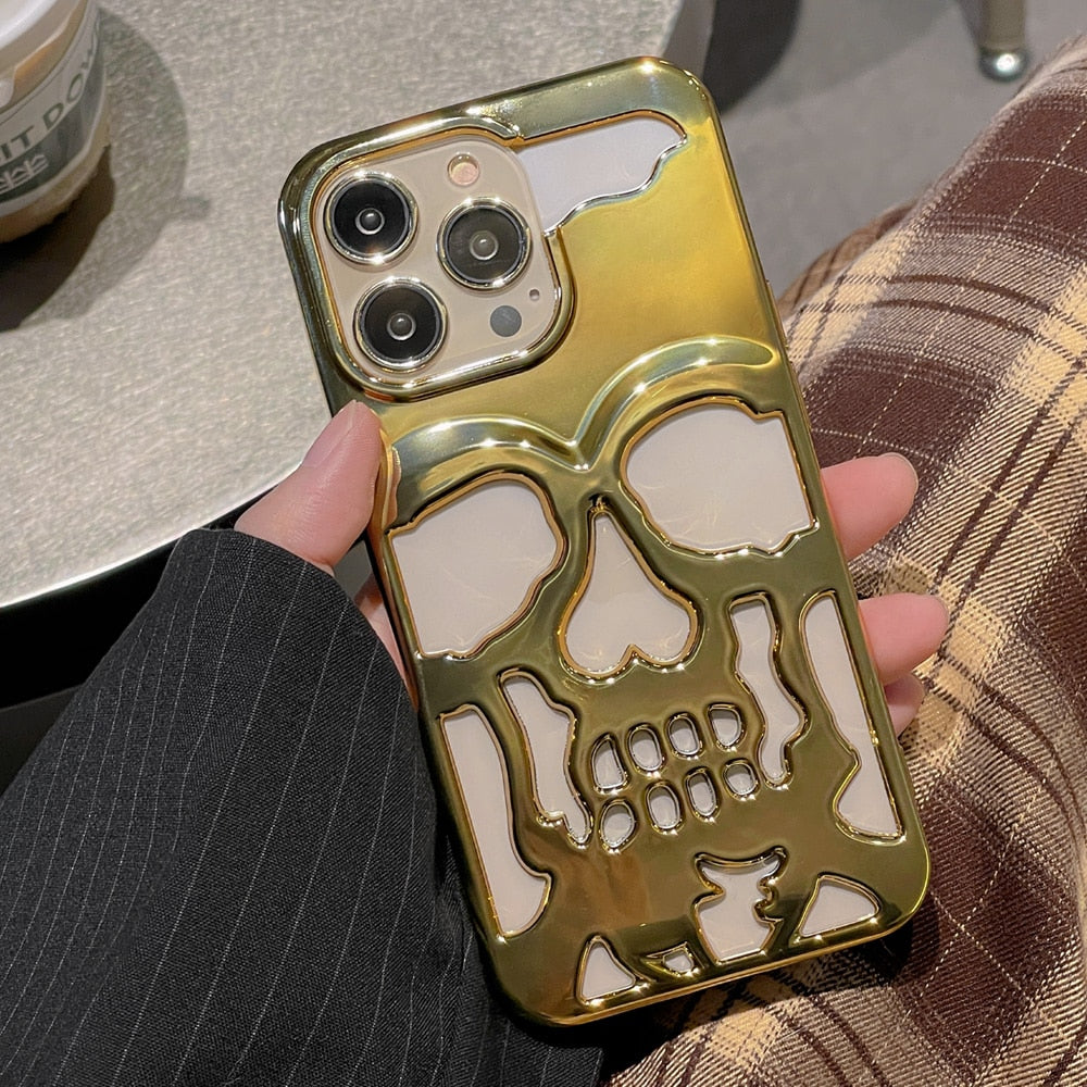 Skanto | Gothic Midnight Skull Telefonveske