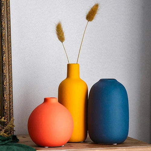 Nordisk keramikk vase Skanto