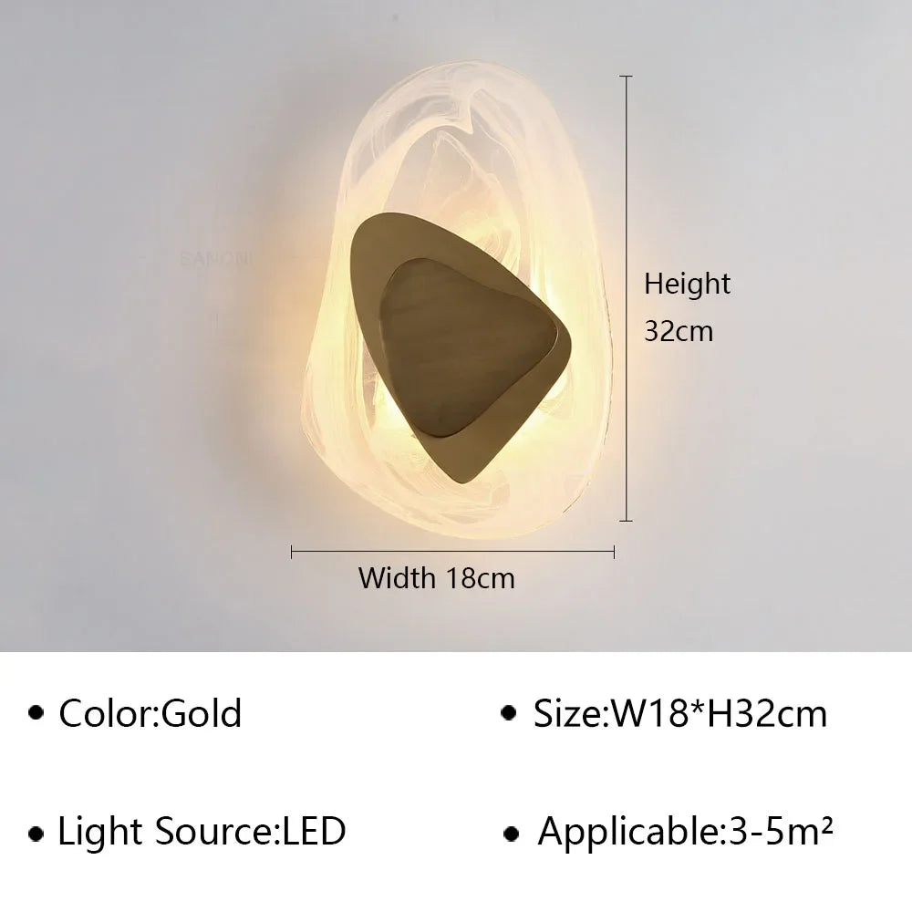 GlowElegance – LED Vegglampe for Soverom & Stue Skanto