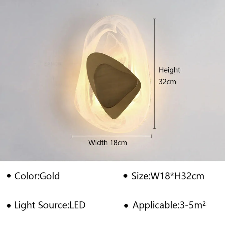 GlowElegance – LED Vegglampe for Soverom & Stue Skanto