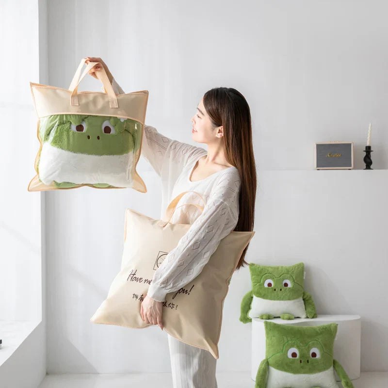 Cozy Dreams Mini Monster Quilted Pillow Skantoanket | Skanto
