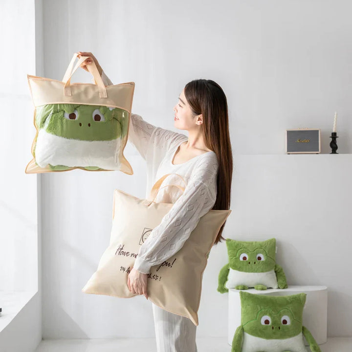 Cozy Dreams Mini Monster Quilted Pillow Skantoanket | Skanto