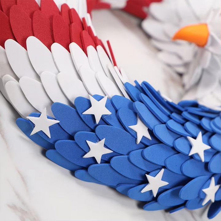 Skanto | Patriotisk Ørn Amerikansk Flagg krans for Uavhengighetsdagen