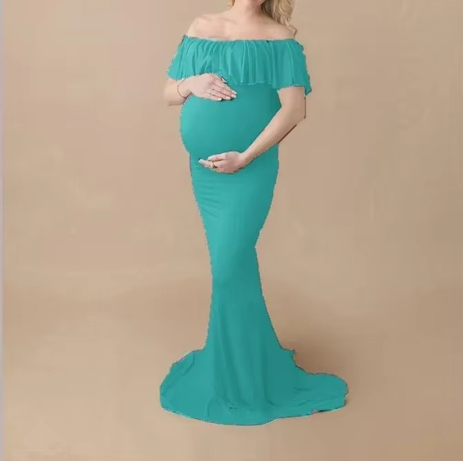 Skanto | Elegant Graviditetsfotografikjole for Graviditetsfotograferinger