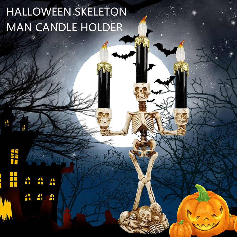 Skanto | Skummel Skeleton Halloween Lys