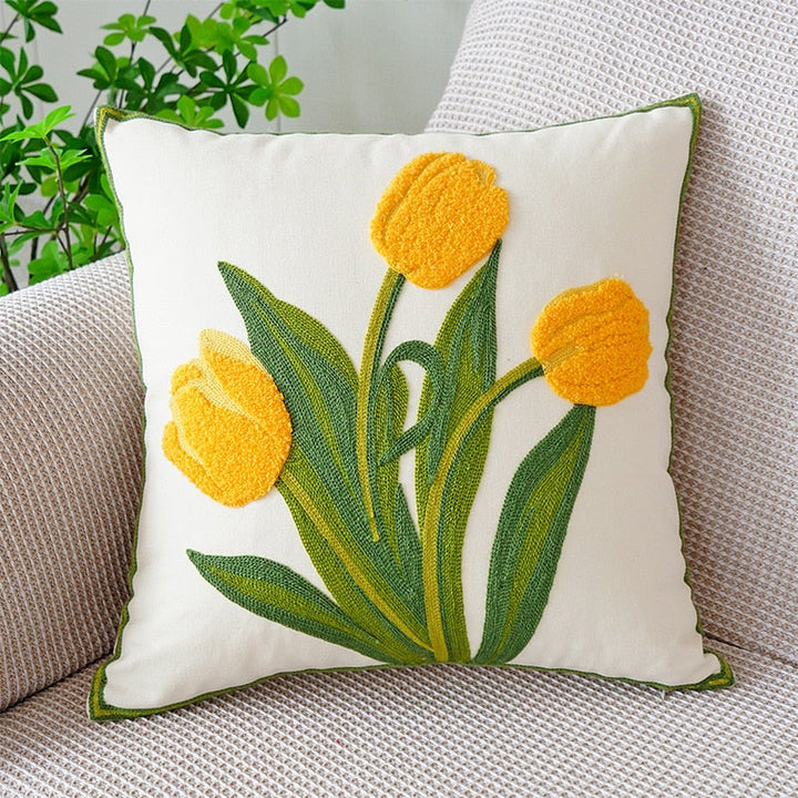 Brodert tulipanputeomslag | Skanto
