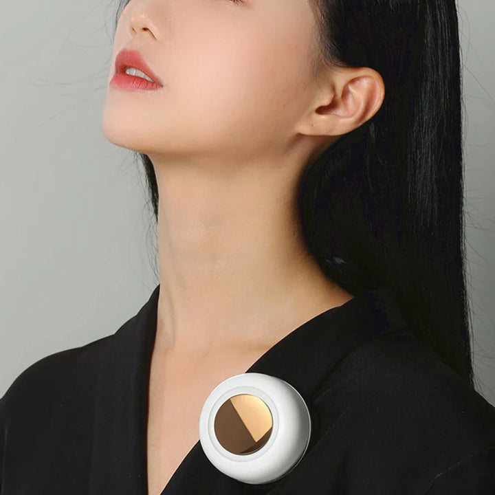 Bærbar Mini Håndholdt Bladeless Vifte – Oppladbar Klem-På Midje eller Skrivebord Vifte for Utendørs Ventilasjon | Skanto