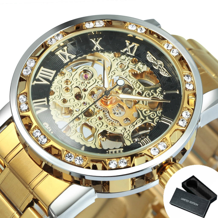 Skanto | Luminous Mechanical Titan Skeleton Watch