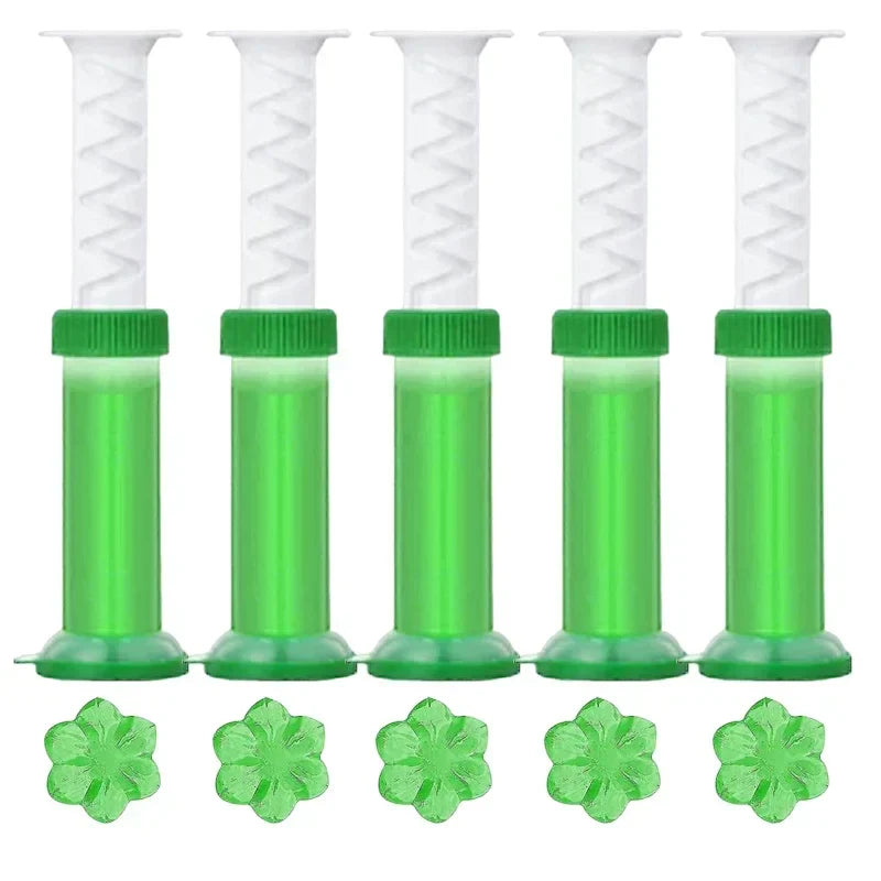 Norvo | BloomFresh WC-Gel Flowers | Duftgel for Toalett & Urinal | Rensende, Antibakteriell & Dekorativ | 12 Blomster per Stift