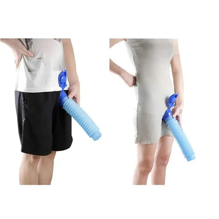 Skanto | 750ml Voksen Urinal - Bærbart sammenleggbart personlig mobilt mykt toalettlys for utendørs, bilturer, trafikk og camping