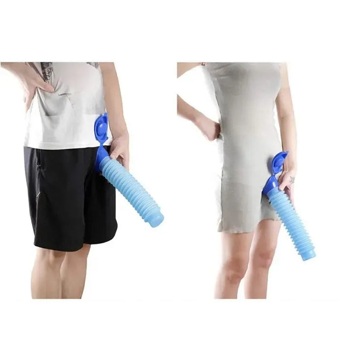 Skanto | 750ml Voksen Urinal - Bærbart sammenleggbart personlig mobilt mykt toalettlys for utendørs, bilturer, trafikk og camping