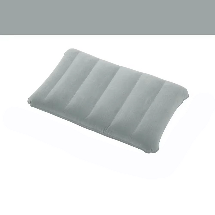 Skanto | Oppblåsbar reise- og campingpute, sammenleggbar luftpute 18,5 x 11,8 tommer
