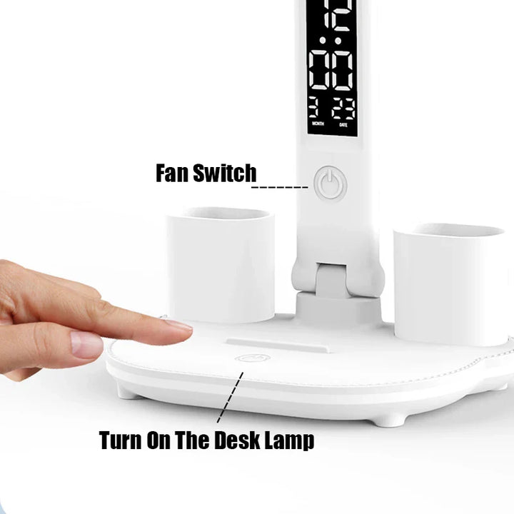 Skanto | Multifunksjonell 3 i 1 Skrivebord LED Lampe