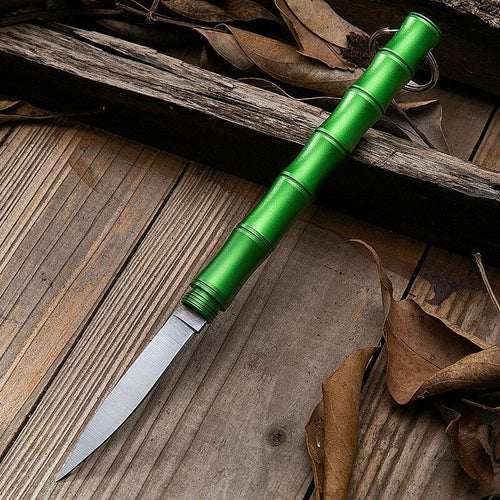 Bamboo Bærbar Selvforsvars Camping Kniv | Skanto