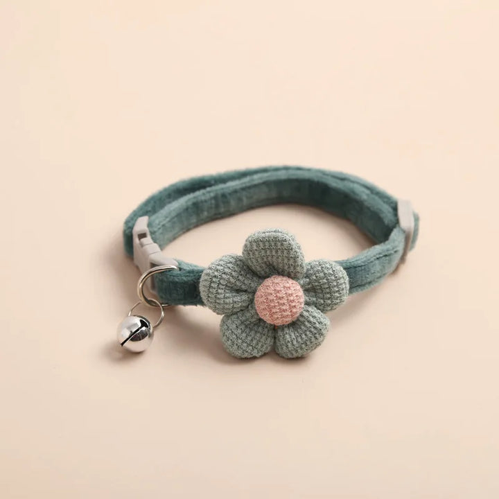 Skanto | Justerbar Kattehalsbånd Med Blomst - Flowercharm