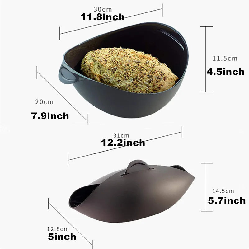 Skanto | Silikon Brødform – Fleksibel Toastform for Hjemmelaget Brød
