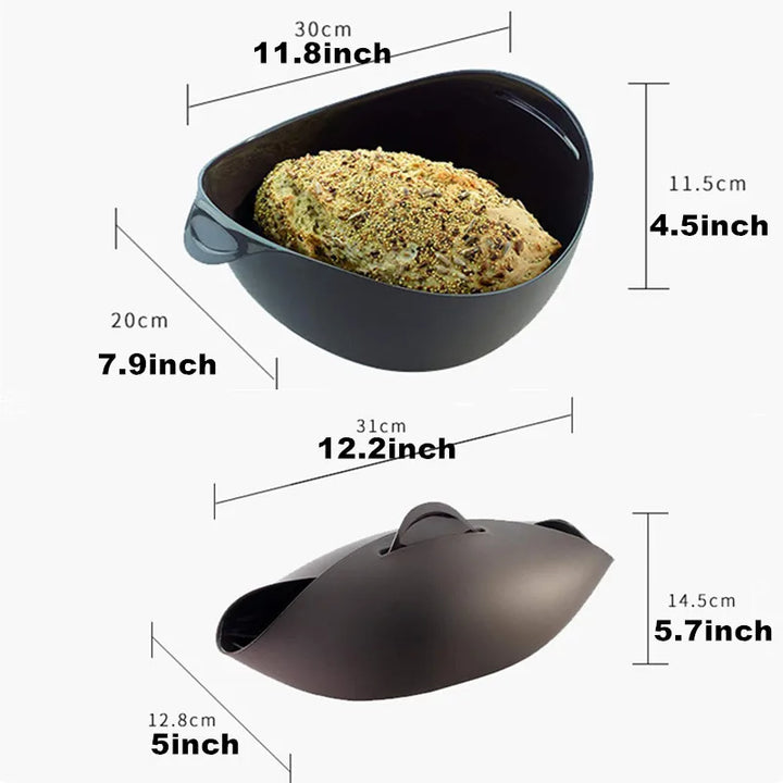Skanto | Silikon Brødform – Fleksibel Toastform for Hjemmelaget Brød