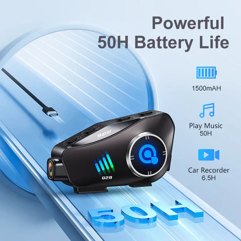 Skanto | Bluetooth Motorsykkelhjelm Kamera 1080P HD Vanntett – ApexRide