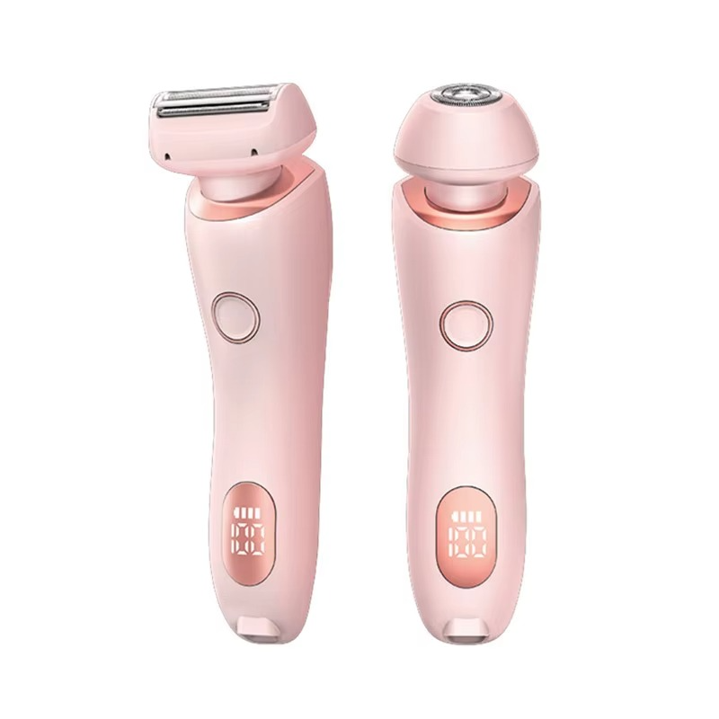 Skanto | 2-i-1 Dame Trådløs Hårfjerning Barberhøvel og Bikini Trimmer